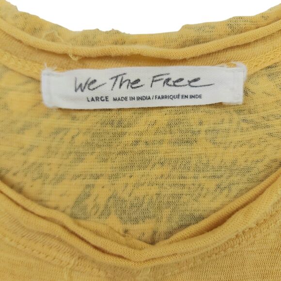 Free People Yellow Graphic Tee - Picture 8 of 13